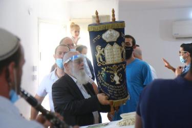 Inauguration of New Synagogue and Kviat Mezzuzot of Four New Modular Homes at Orot's Elkana Campus
